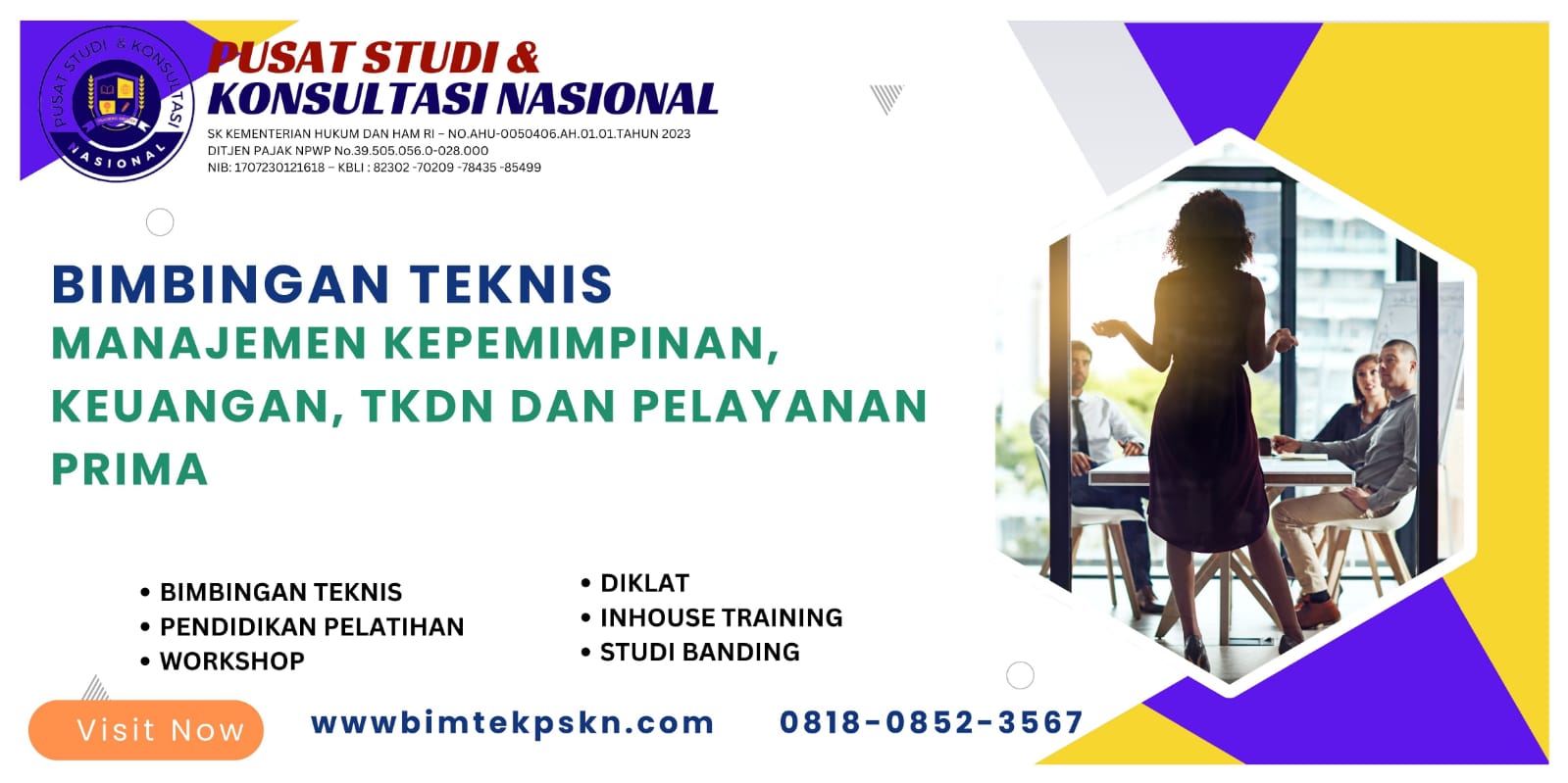 Bimtek Manajemen Kepemimpinan, Keuangan, TKDN dan Pelayanan Prima