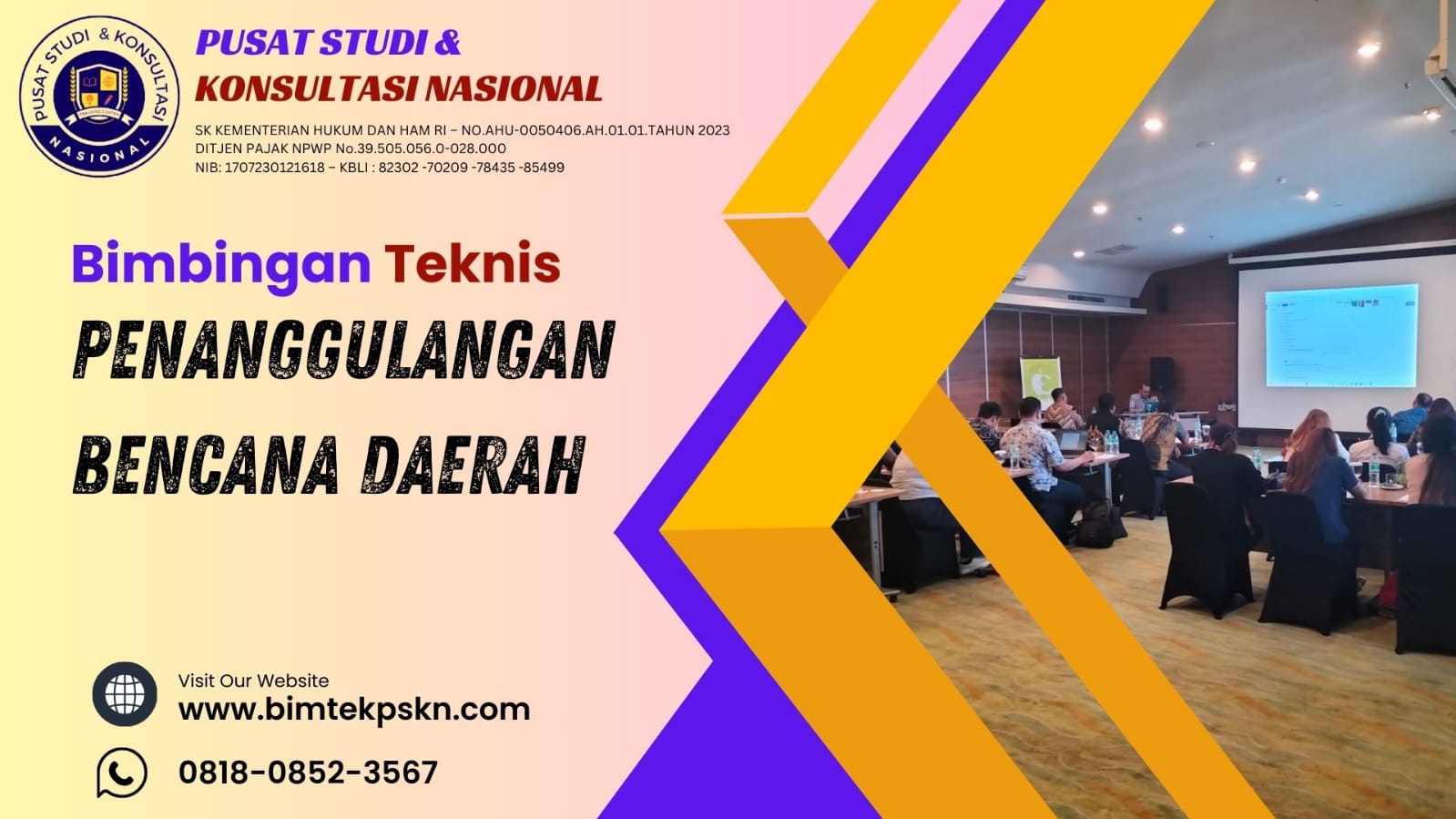 Jadwal Bimtek Penanggulangan Bencana Daerah