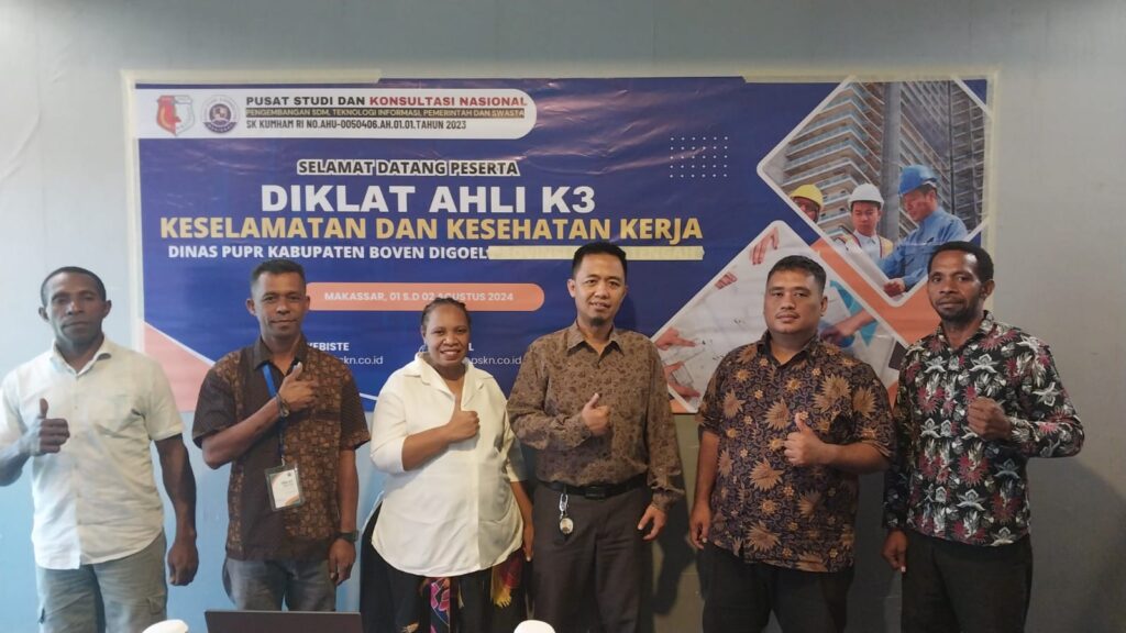 Bimtek K3 Keselamatan dan Kesehatan Kerja Dinas PUPR Kabupaten Boven Digoel