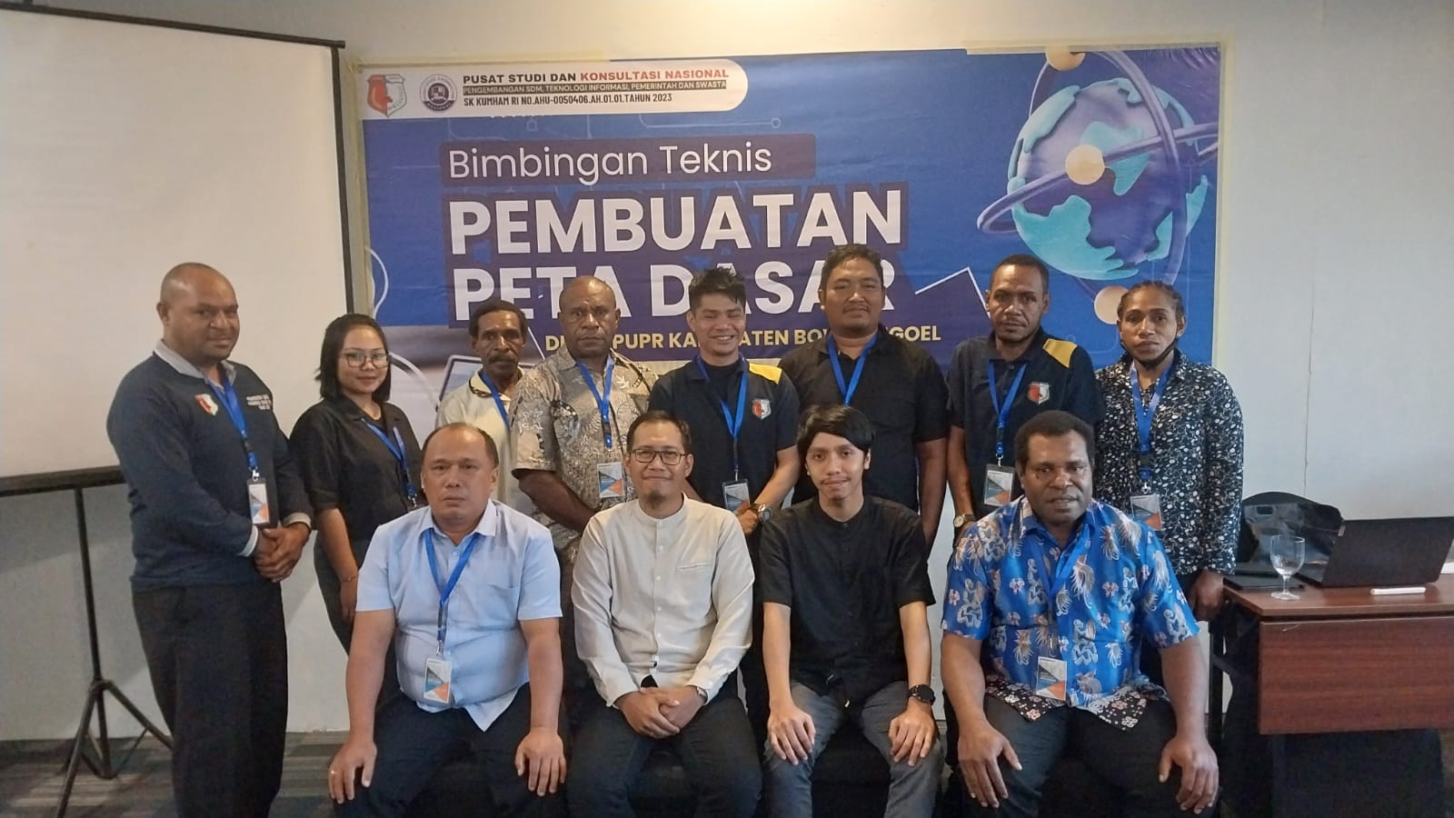 Bimtek Pembuatan Peta Dasar Dinas PUPR Kabupaten Boven Digoel