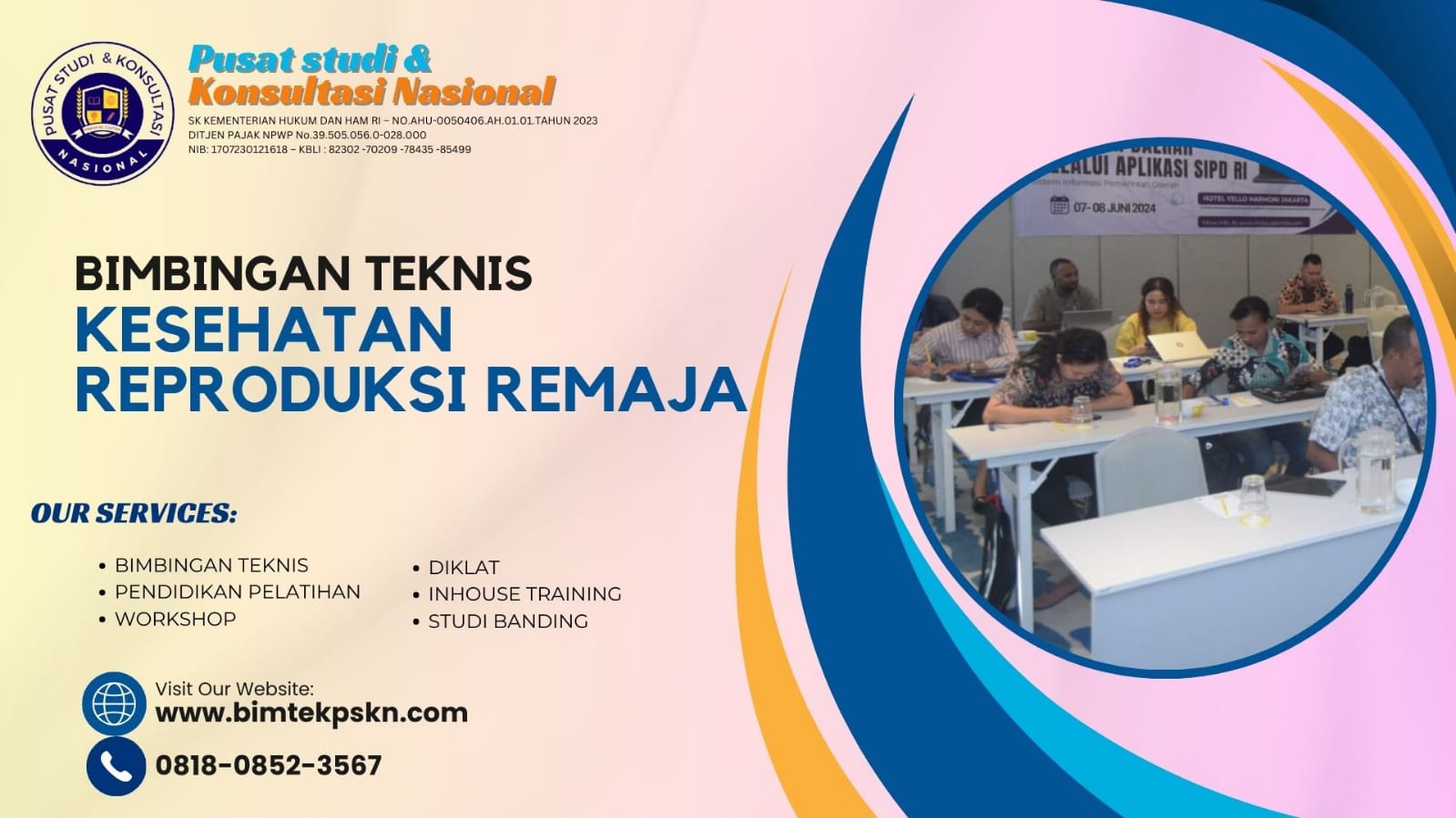Jadwal Bimtek Kesehatan Reproduksi Remaja