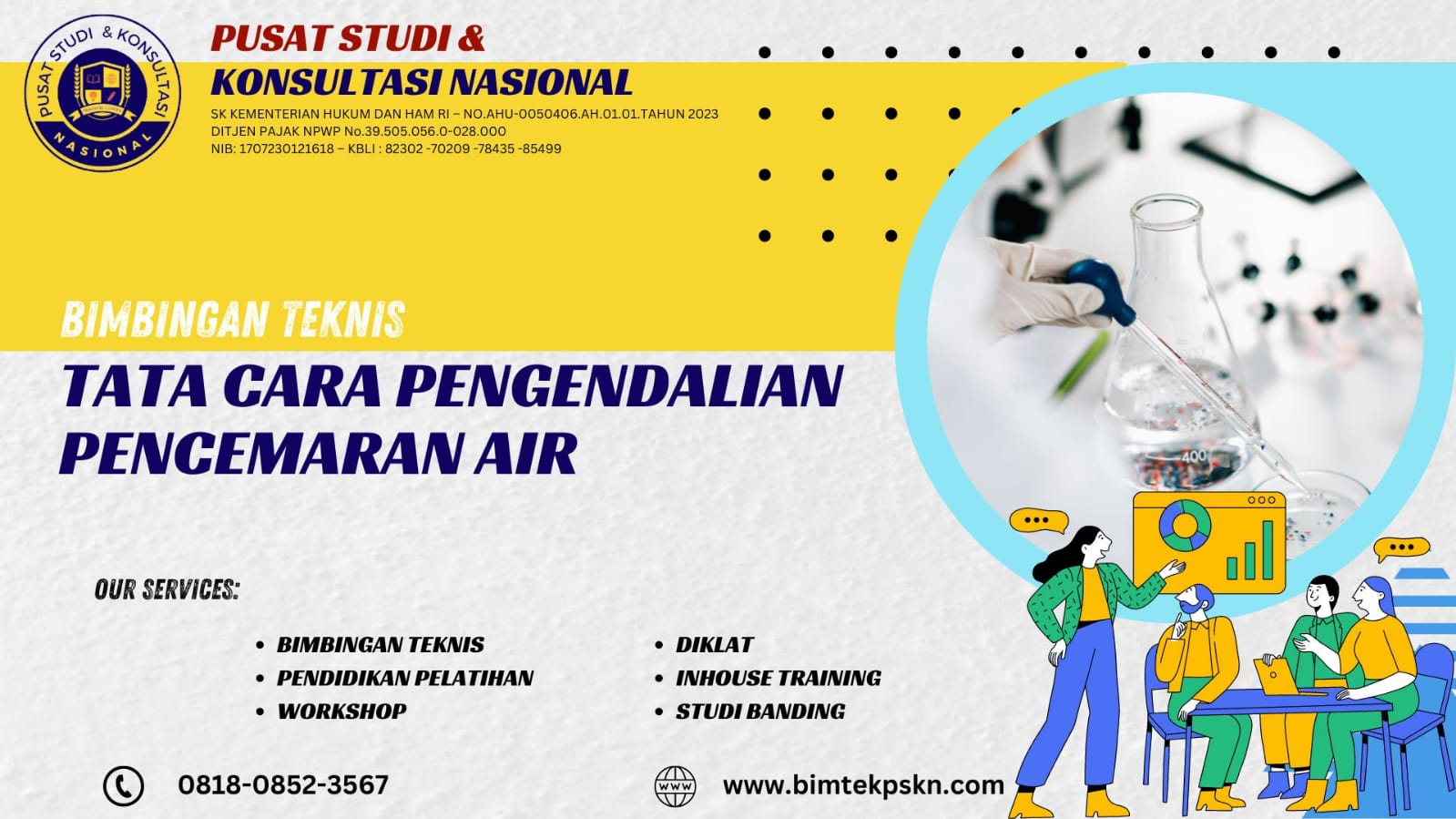 Jadwal Bimtek Tata Cara Pengendalian Pencemaran Air