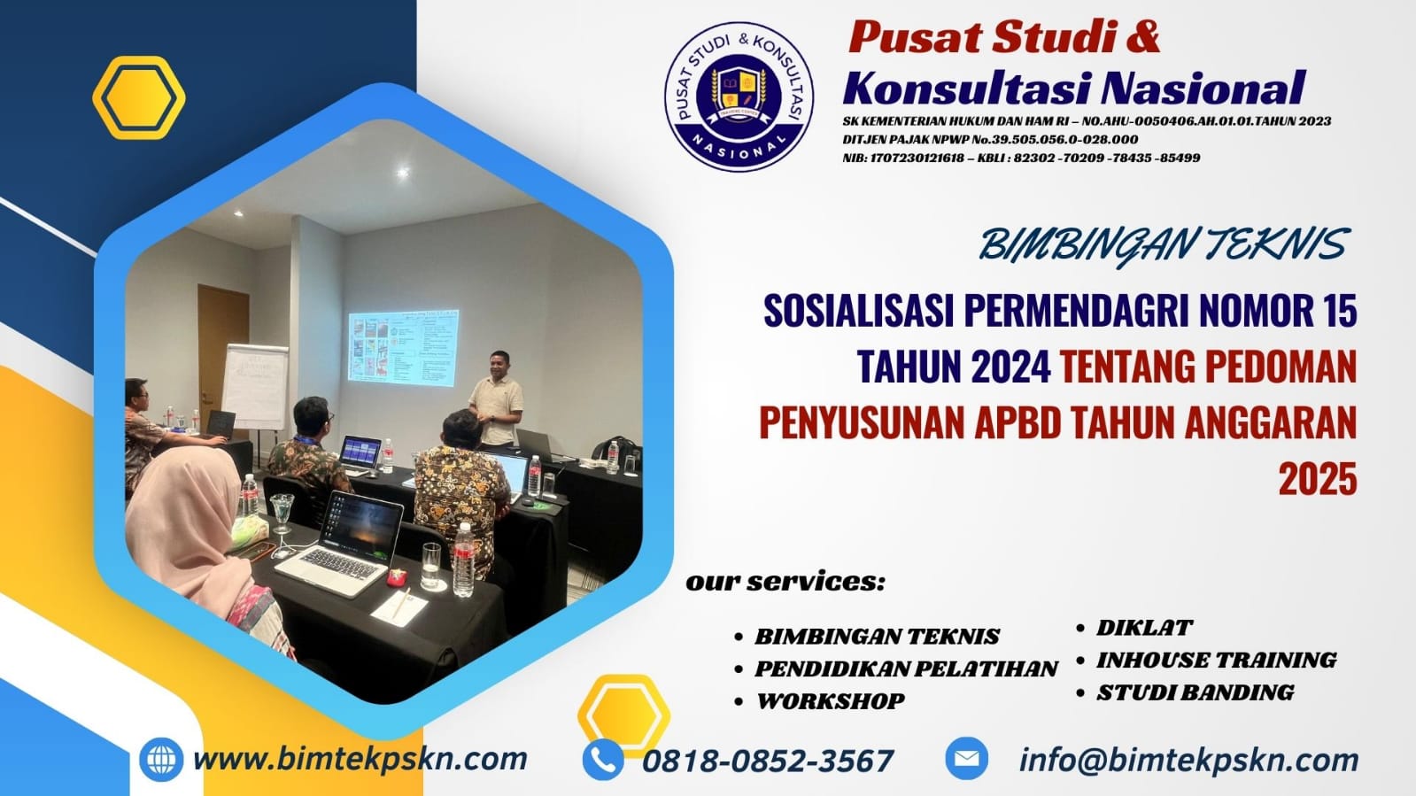 Bimtek Permendagri Nomor 15 Tahun 2024 Tentang Pedoman Penyusunan APBD Tahun Anggaran 2025