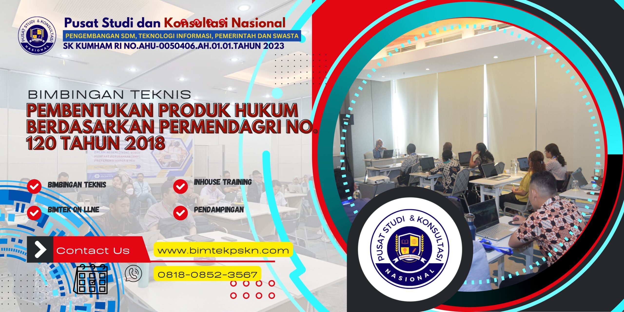 Bimtek Pembentukan Produk Hukum Berdasarkan Permendagri No. 120 Tahun 2018