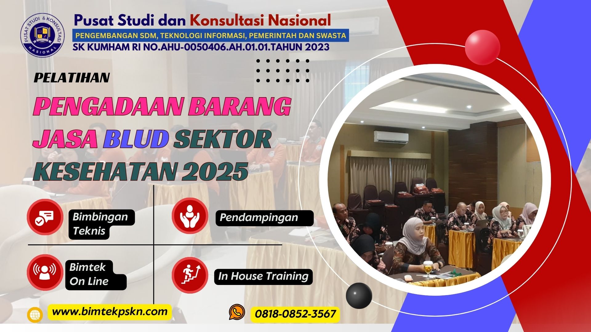 Pelatihan Pengadaan Barang Jasa BLUD Sektor Kesehatan 2025