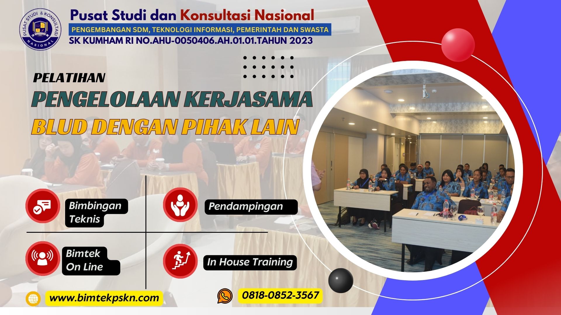 Pelatihan Pengelolaan Kerjasama BLUD Dengan Pihak Lain