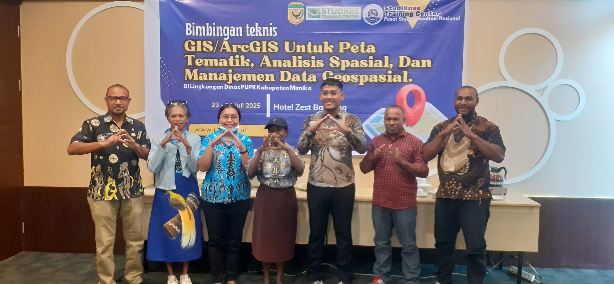 Bimtek GIS dan ArcGIS Untuk Peta Tematik, DPUPR Kabupaten Mimika