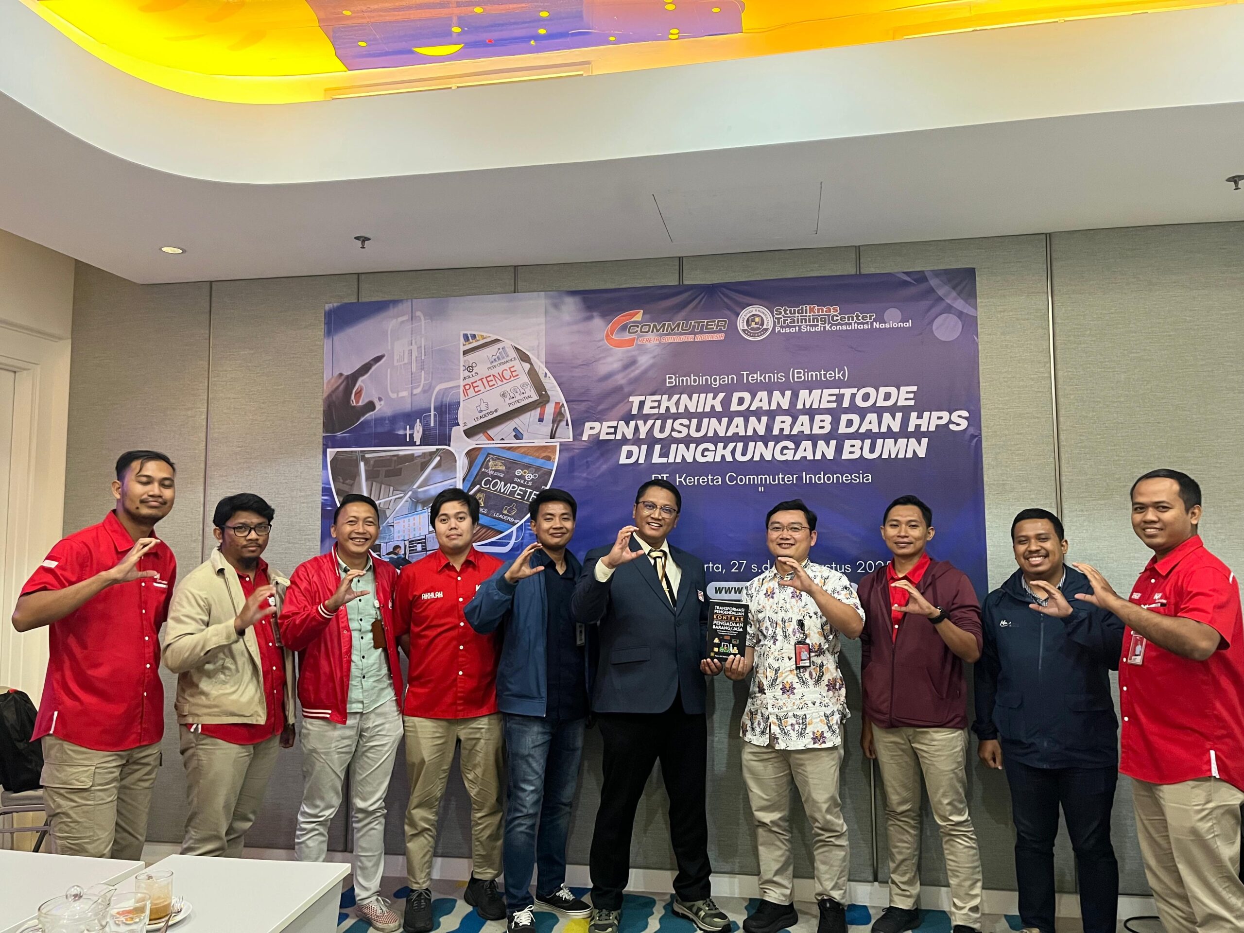Bimtek Metode Penyusunan RAB dan HPS, PT. Kereta Commuter Indonesia