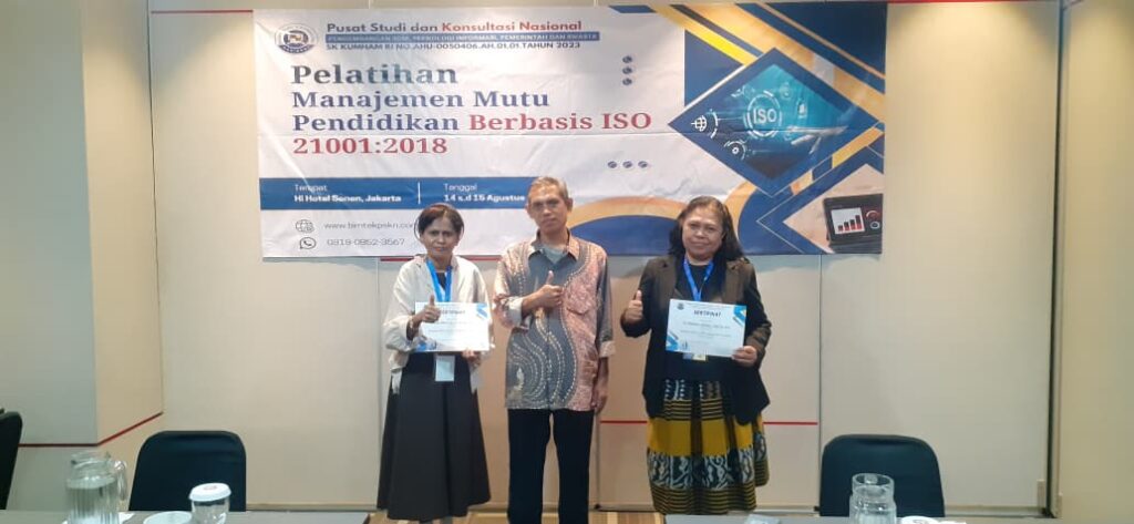 Pelatihan Manajemen Mutu Pendidikan Berbasis ISO 210012018, Kemenkes Poltekkes Kupang