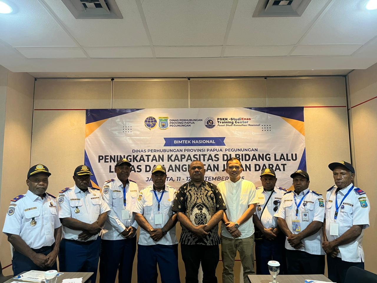 Bimtek Peningkatan Kapasitas Di Bidang Lalu Lintas Dan Angkutan Jalan Darat, Dinas Perhubungan Provinsi Papua Pegunungan