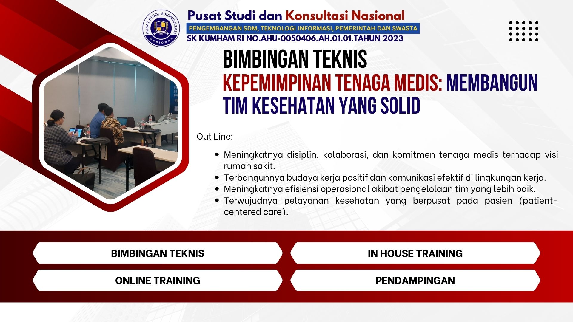 Bimtek Kepemimpinan Tenaga Medis