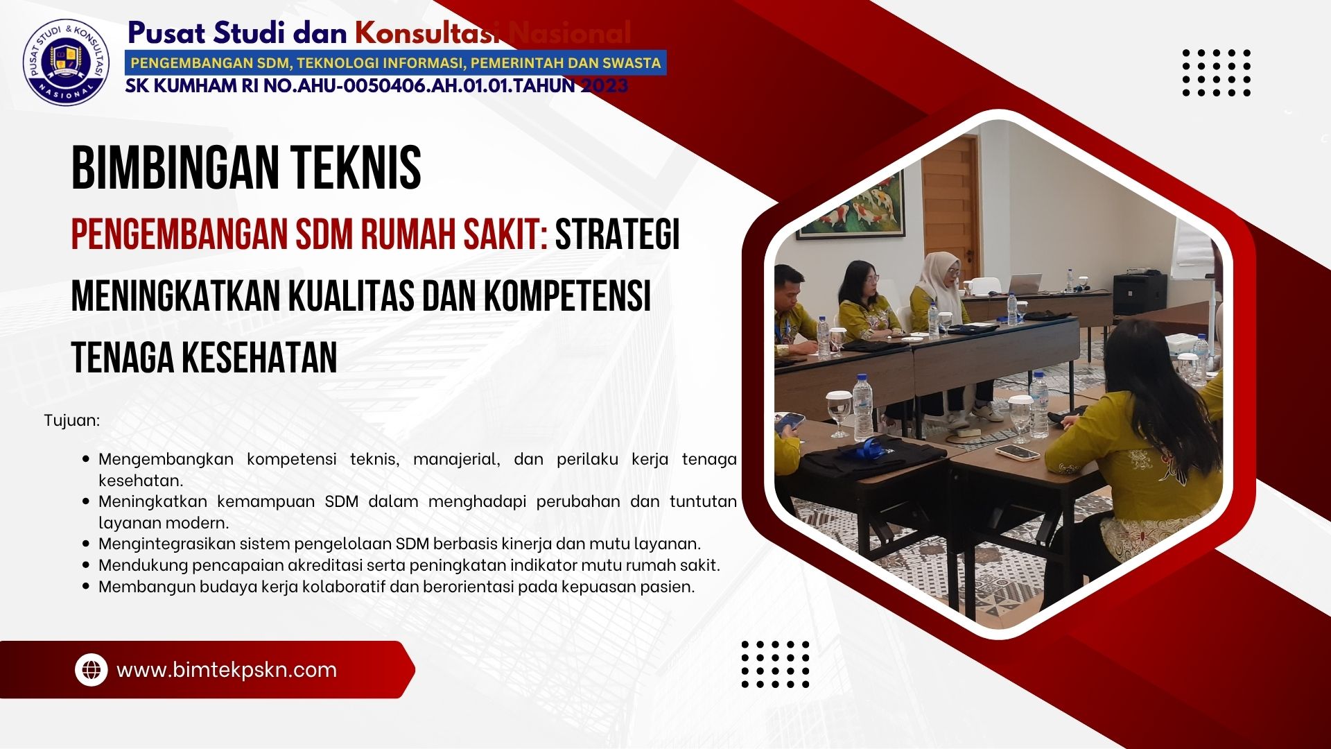 Bimtek Pengembangan SDM Rumah Sakit