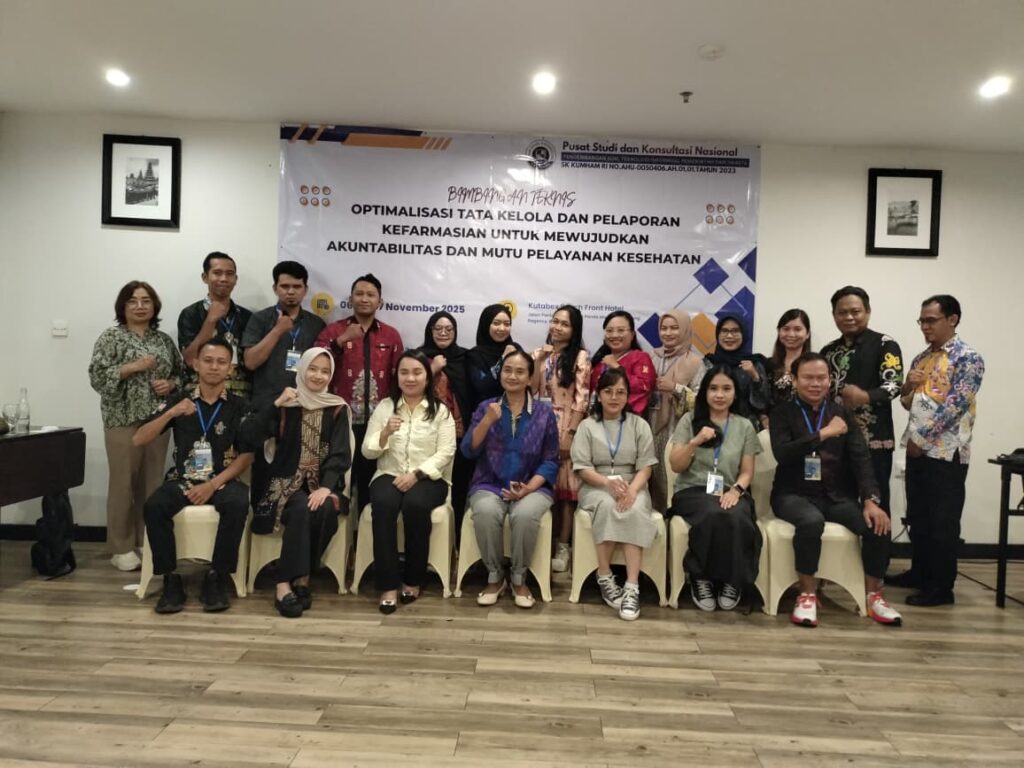 Bimtek Optimalisasi Tata Kelola dan Pelaporan Kefarmasian, Dinkes Kabupaten Pulang Pisau