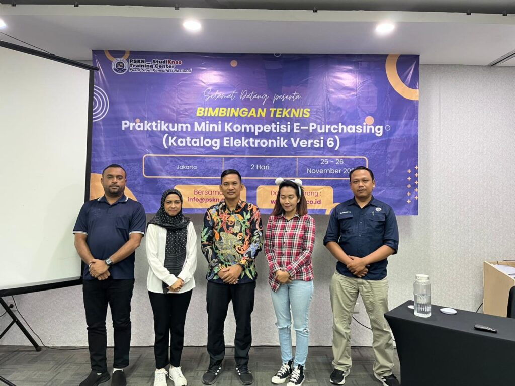 Bimtek Implementasi & Praktek Mini Kompetisi Pekerjaan Konstruksi pada Katalog Elektronik V.6, DPUPR Pemerintah Provinsi Papua