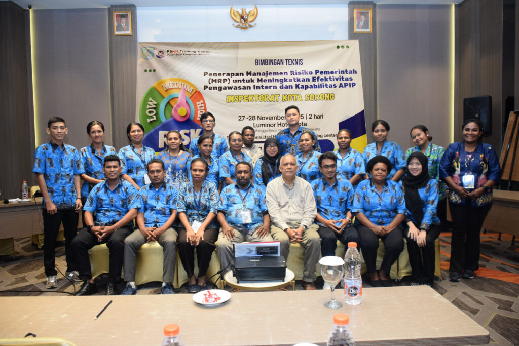 Bimtek Penerapan Manajemen Risiko Pemerintah (MRP), Inspektorat Daerah Kota Sorong