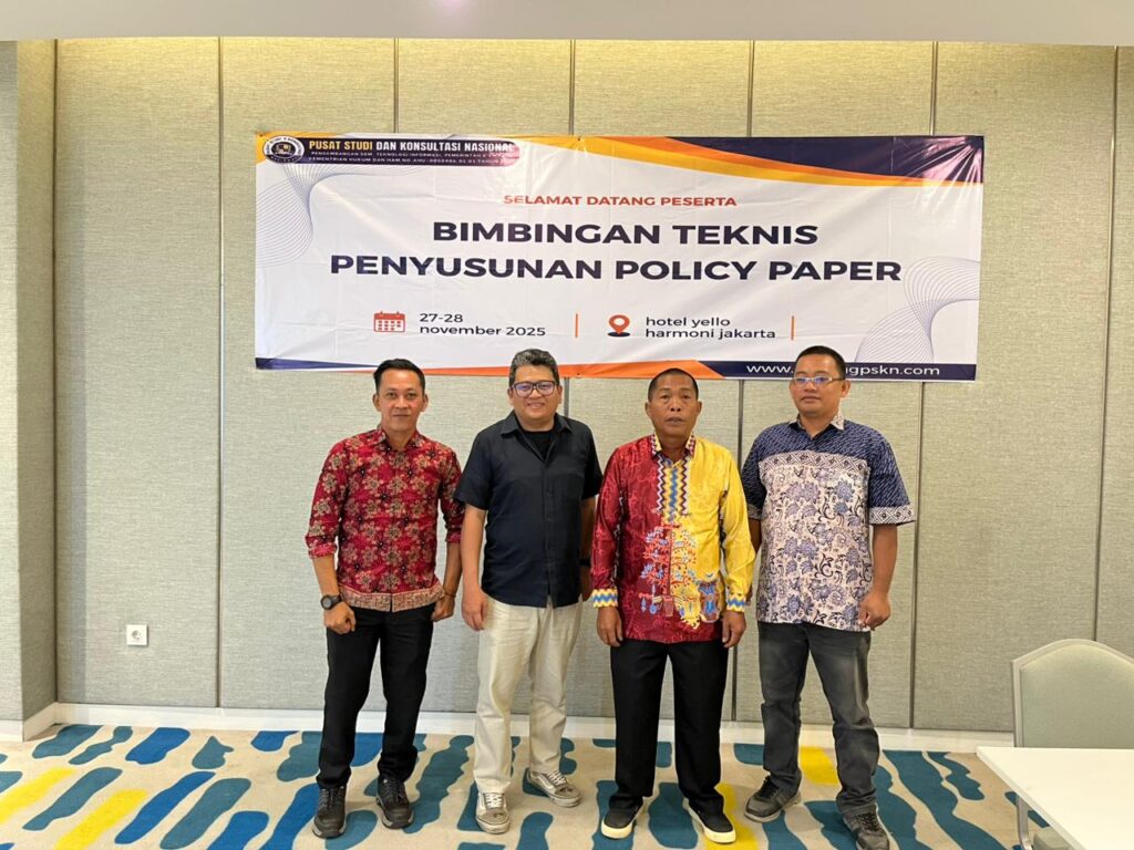 Bimtek Penyusunan Policy Paper, Bapperida Kabupaten Murung Raya