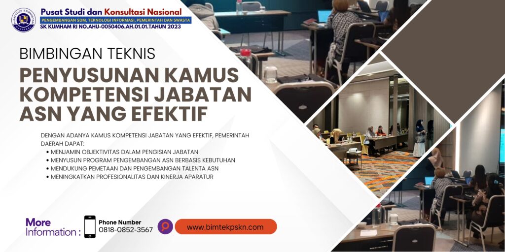 Penyusunan Kamus Kompetensi Jabatan ASN yang Efektif