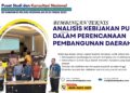 Bimtek Analisis Kebijakan Publik dalam Perencanaan Pembangunan Daerah