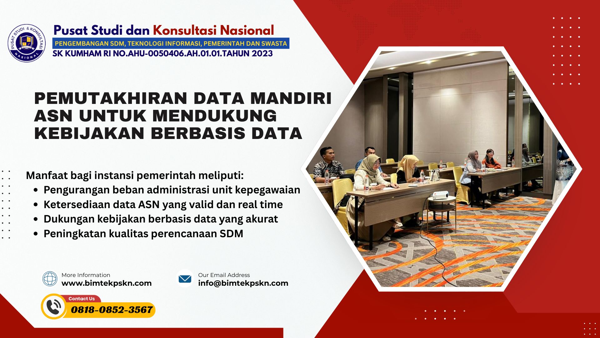 Pemutakhiran Data Mandiri ASN untuk Mendukung Kebijakan Berbasis Data