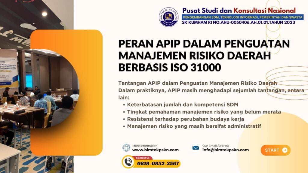 Peran APIP dalam Penguatan Manajemen Risiko Daerah Berbasis ISO 31000