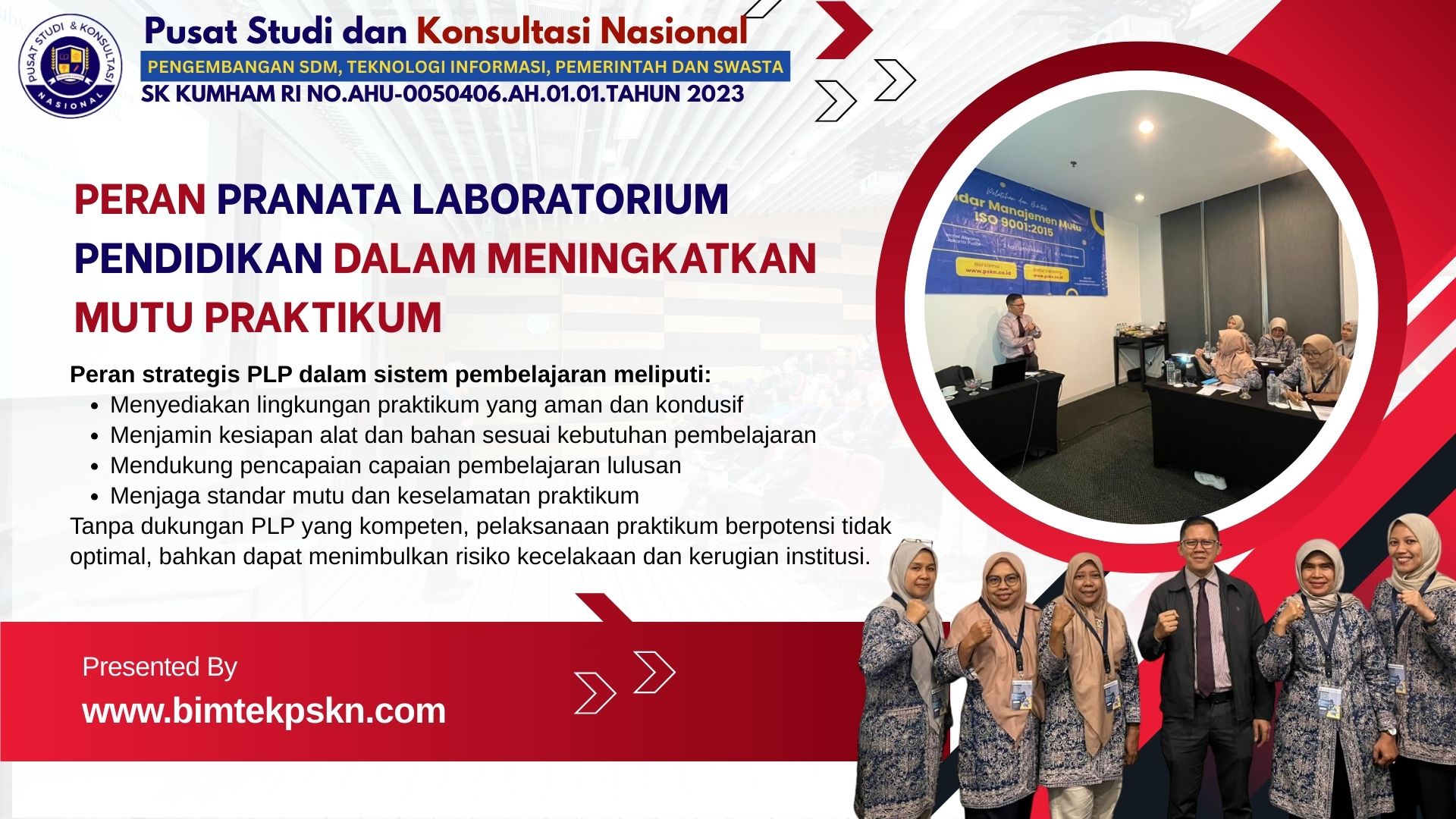 Peran Pranata Laboratorium Pendidikan dalam Meningkatkan Mutu Praktikum