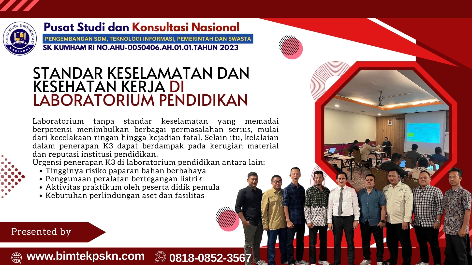 Standar Keselamatan dan Kesehatan Kerja di Laboratorium Pendidikan