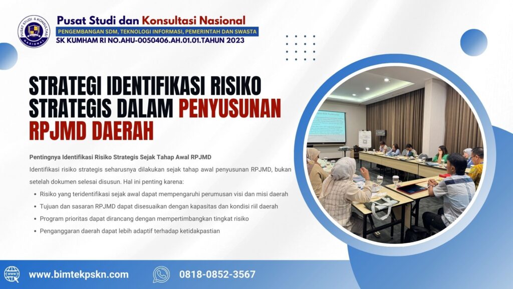 Strategi Identifikasi Risiko Strategis dalam Penyusunan RPJMD Daerah