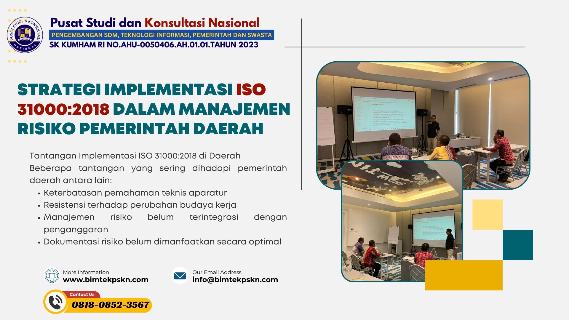 Strategi Implementasi ISO 310002018 dalam Manajemen Risiko Pemerintah Daerah
