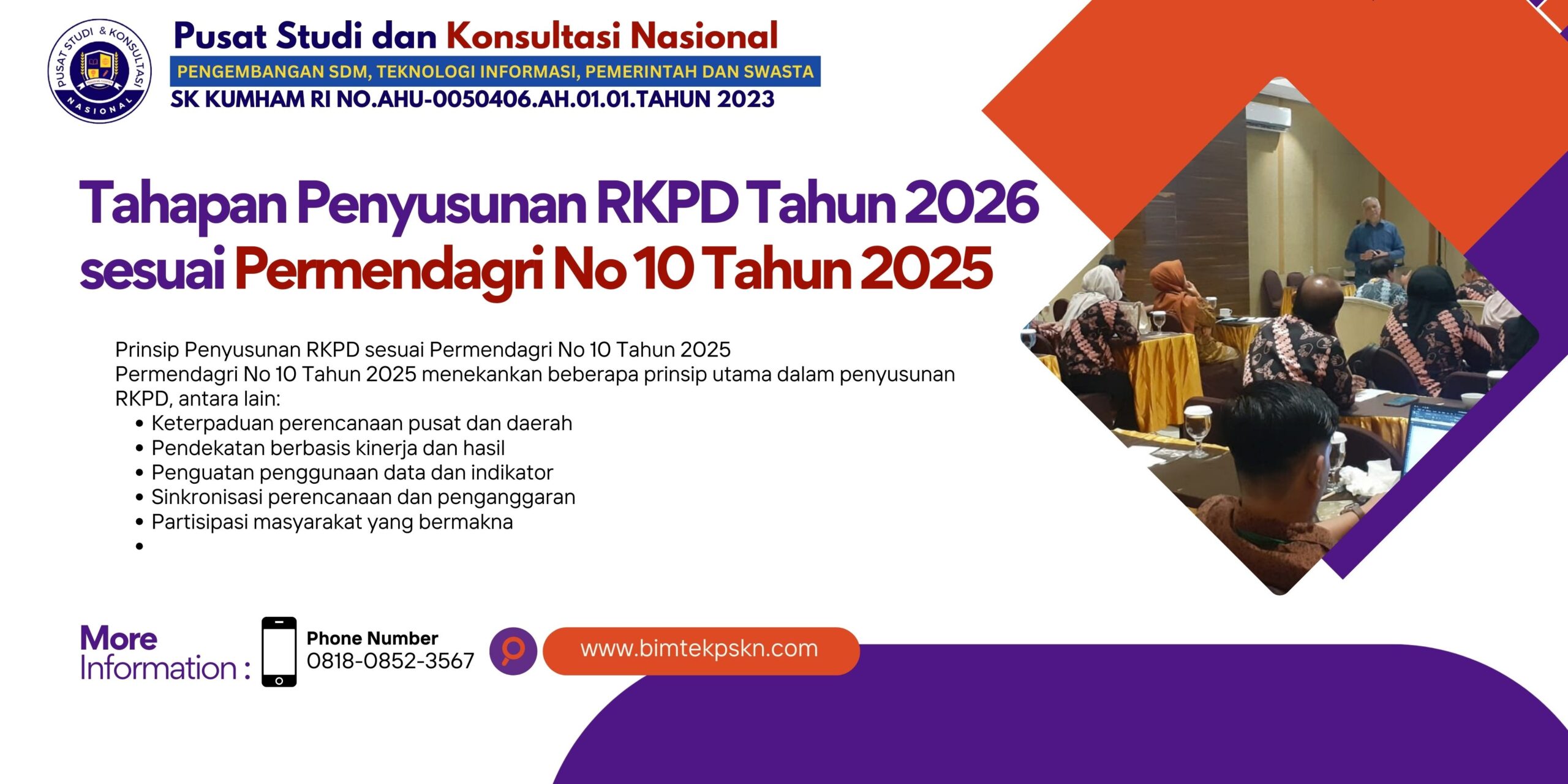 Tahapan Penyusunan RKPD Tahun 2026 sesuai Permendagri No 10 Tahun 2025