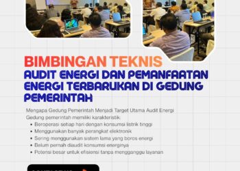 Bimtek Audit Energi dan Pemanfaatan Energi Terbarukan di Gedung Pemerintah