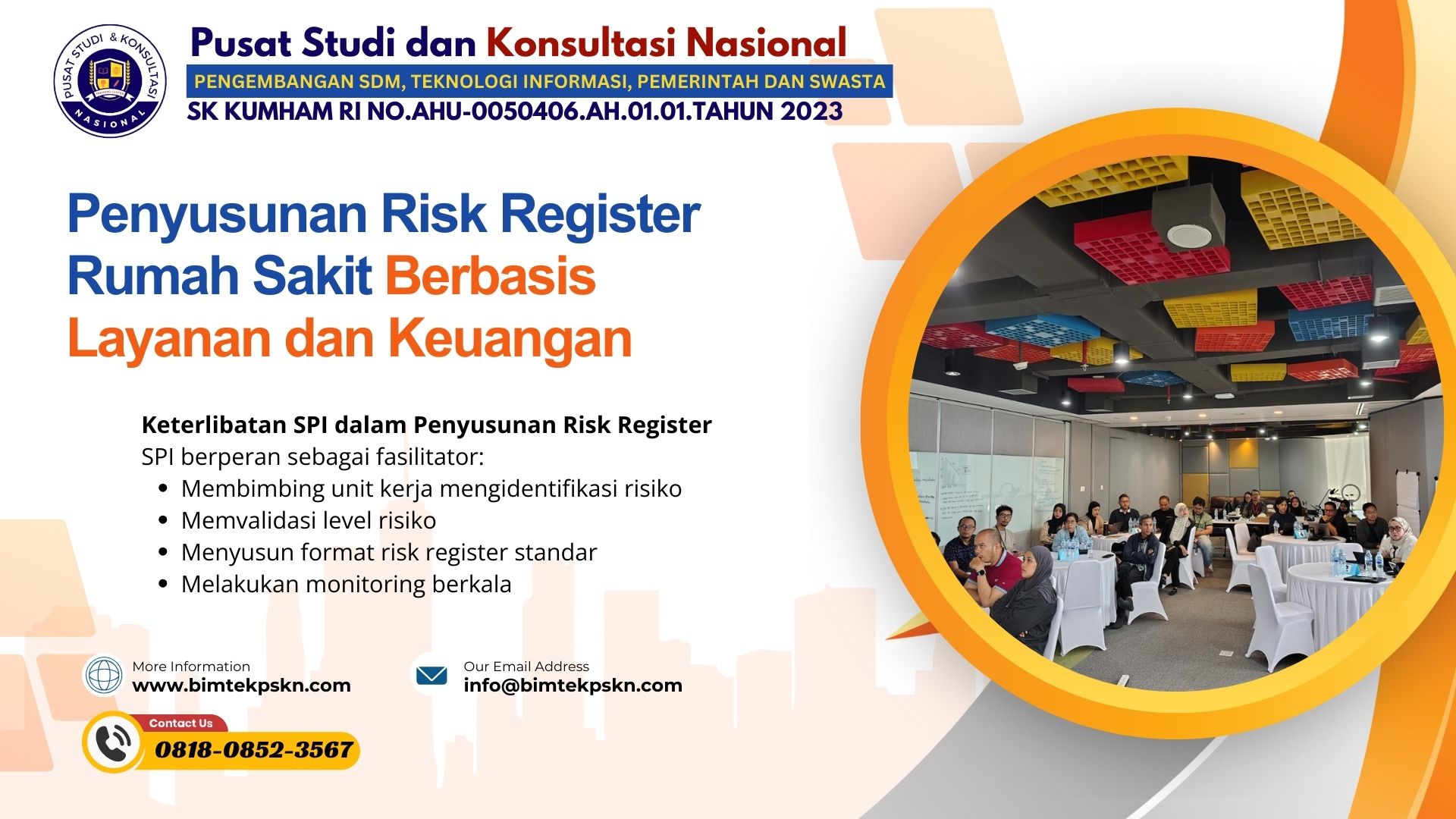Penyusunan Risk Register Rumah Sakit Berbasis Layanan dan Keuangan