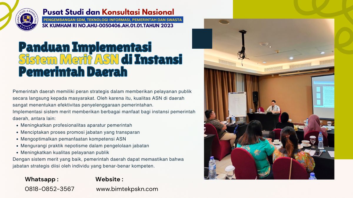 Panduan Implementasi Sistem Merit ASN di Instansi Pemerintah Daerah
