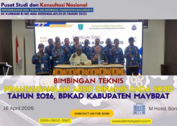 Bimtek Penatausahaan Arsip Dinamis pada SKPD Tahun 2026, BPKAD Kabupaten Maybrat