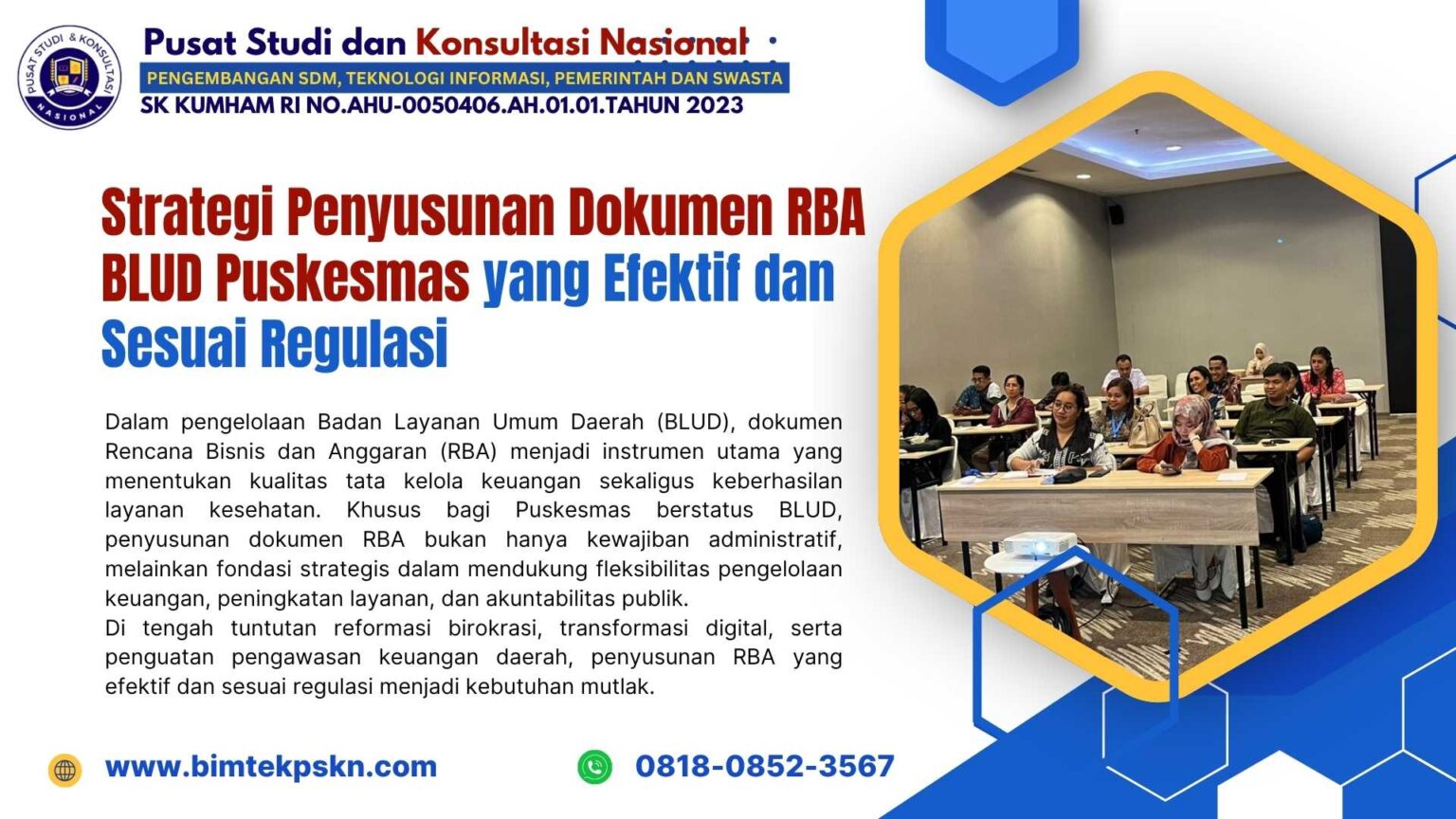 Trinkar Rba Strategi Penyusunan Dokumen RBA BLUD Puskesmas yang Efektif dan Sesuai ...