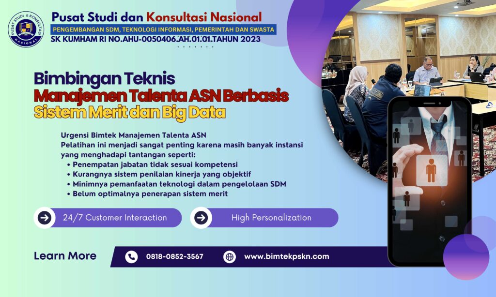 Bimtek Manajemen Talenta ASN Berbasis Sistem Merit dan Big Data