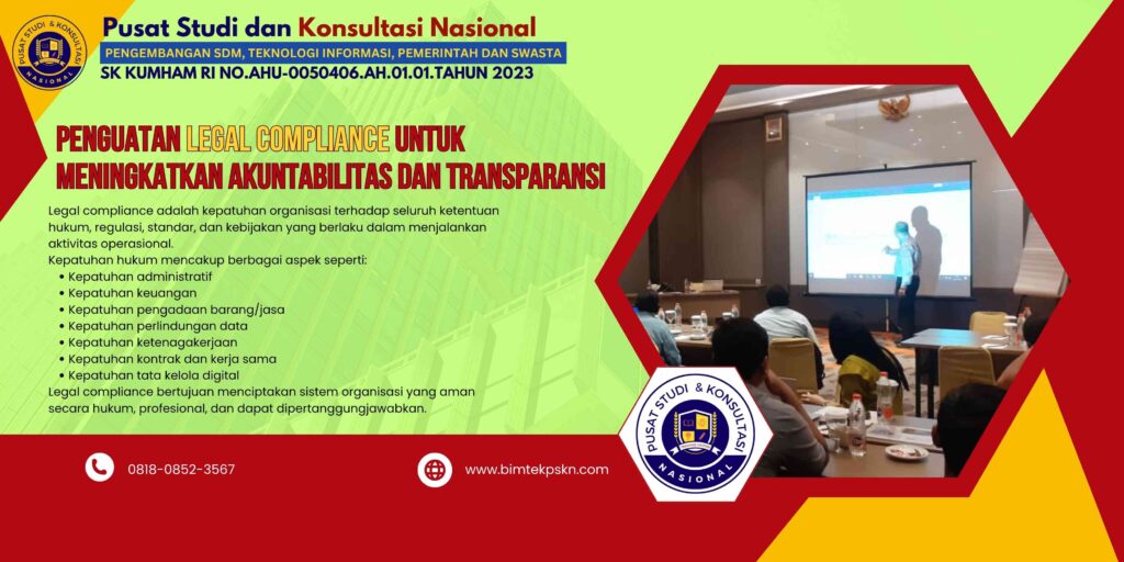 Bimtek Penguatan Legal Compliance untuk Meningkatkan Akuntabilitas dan Transparansi