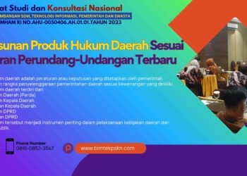 Bimtek Penyusunan Produk Hukum Daerah Sesuai Peraturan Perundang-Undangan Terbaru
