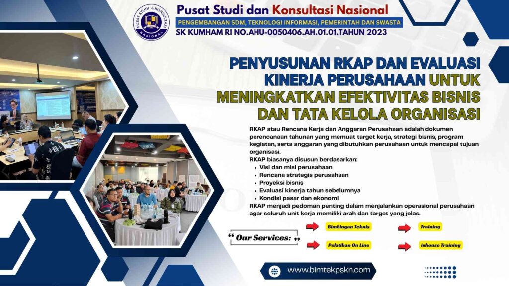 Pelatihan Penyusunan RKAP dan Evaluasi Kinerja Perusahaan untuk Meningkatkan Efektivitas Bisnis dan Tata Kelola Organisasi