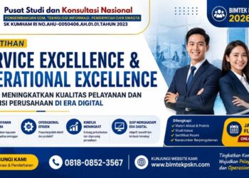 Pelatihan Service Excellence & Operational Excellence dalam Meningkatkan Kualitas Pelayanan dan Efisiensi Perusahaan di Era Digital