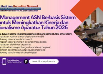 Pelatihan Talent Management ASN Berbasis Sistem Merit untuk Meningkatkan Kinerja dan Profesionalisme Aparatur Tahun 2026