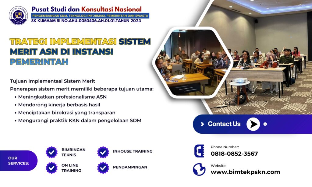 Strategi Implementasi Sistem Merit ASN di Instansi Pemerintah