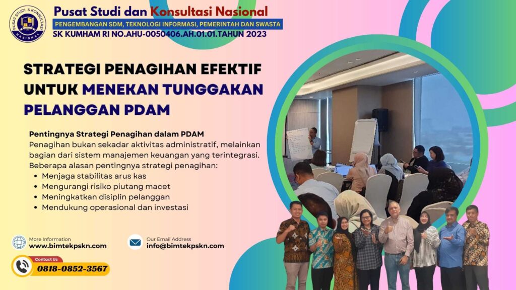 Strategi Penagihan Efektif untuk Menekan Tunggakan Pelanggan PDAM