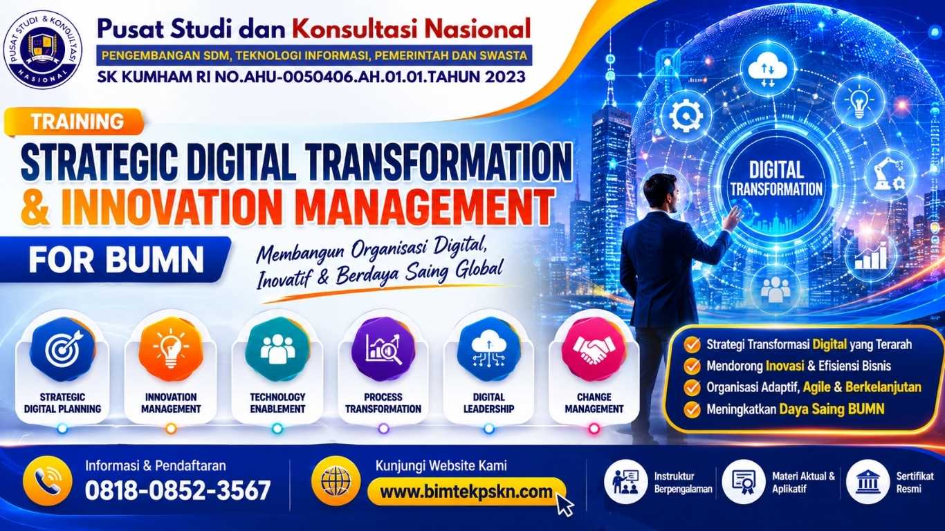 Training Strategic Digital Transformation & Innovation Management for BUMN