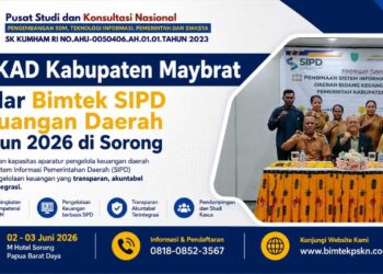BPKAD Kabupaten Maybrat Gelar Bimtek SIPD Keuangan Daerah Tahun 2026 di Sorong