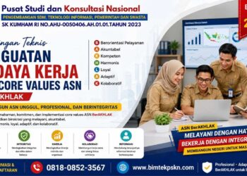 Bimbingan Teknis Penguatan Budaya Kerja dan Core Values ASN BerAKHLAK