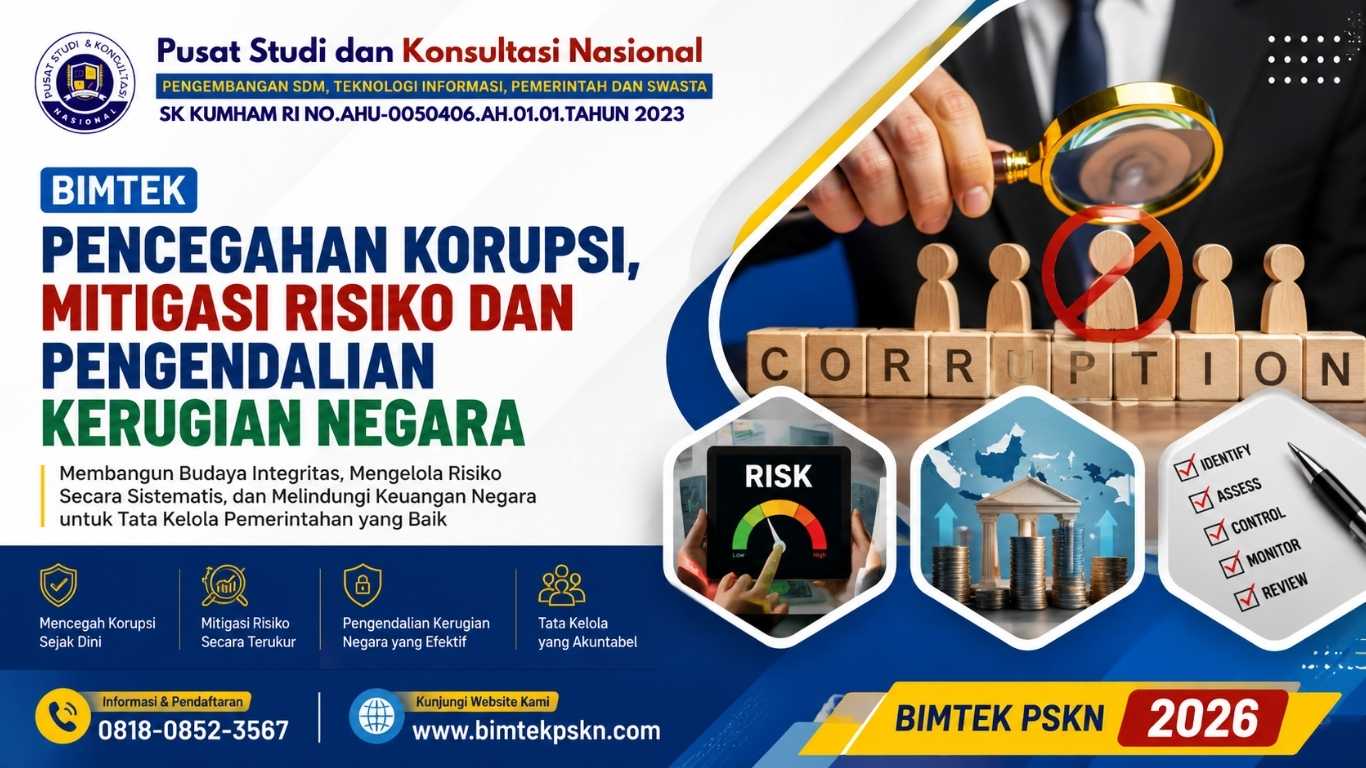 Bimtek Pencegahan Korupsi, Mitigasi Risiko dan Pengendalian Kerugian Negara
