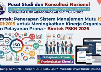 Bimtek Penerapan Sistem Manajemen Mutu ISO 90012015 untuk Meningkatkan Kinerja Organisasi dan Pelayanan Prima