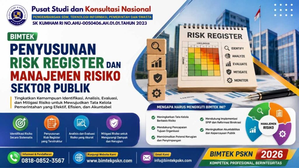 Bimtek Penyusunan Risk Register dan Manajemen Risiko Sektor Publik