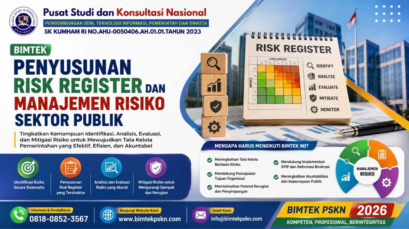 Bimtek Penyusunan Risk Register dan Manajemen Risiko Sektor Publik