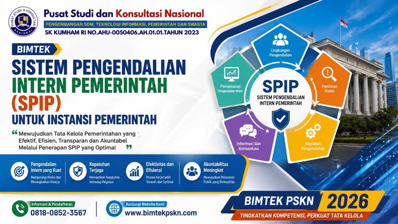 Bimtek Sistem Pengendalian Intern Pemerintah (SPIP) untuk Instansi Pemerintah